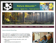 Tablet Screenshot of natureabounds.org